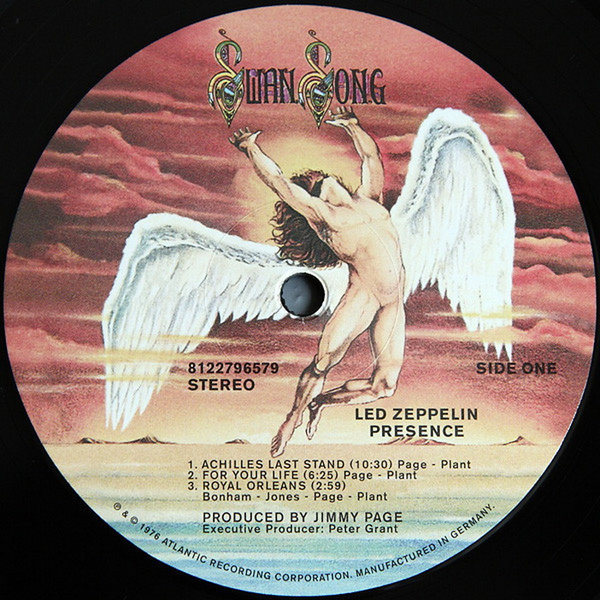Led Zeppelin Presence 12" LP Swan Records Neu und foliert 180 Gram Vinyl