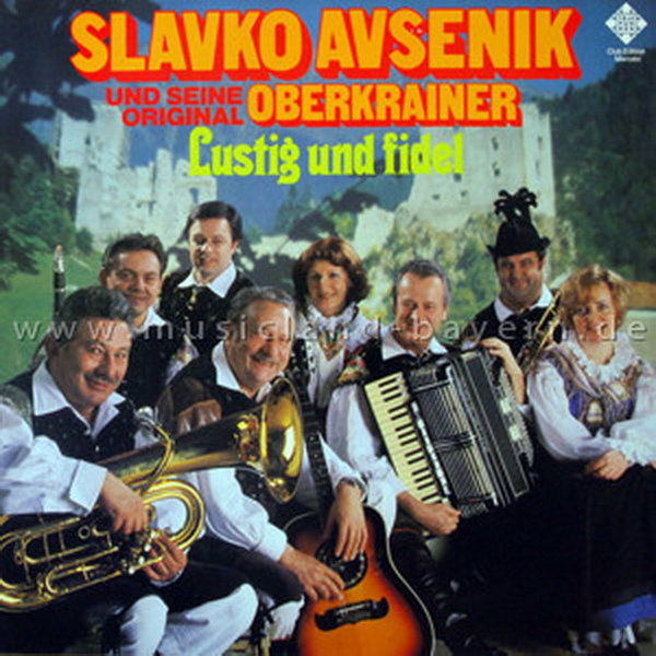 Slavko Avsenik und seine Original Oberkrainer Lustig und fidel 12" LP 1978