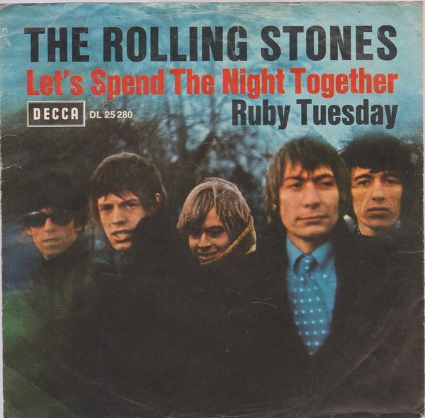 The Rolling Stones Let`s Spend The Night Together 7" Cover ohne Vinyl