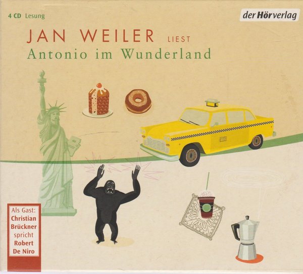 Antonio im Wunderland gelesen von Jan Weiler 2005 Der Hörverlag 4 CD`s
