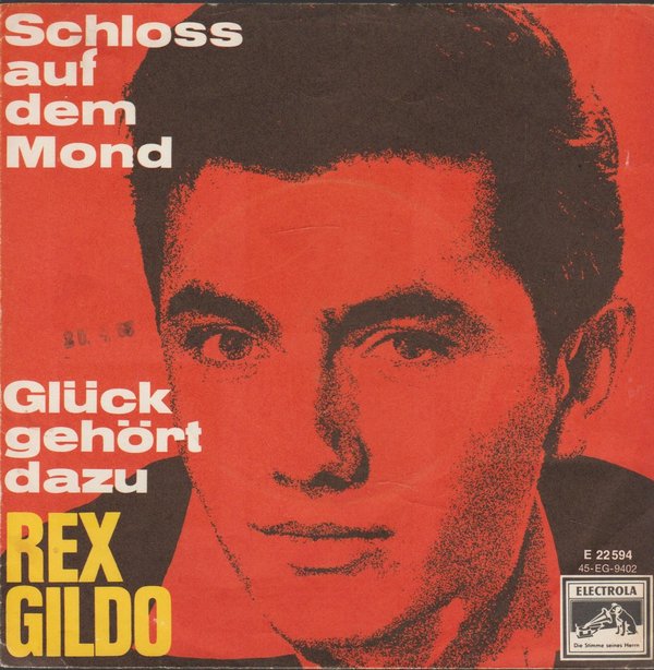 Rex Gildo Schloss auf dem Mond * Glück gehört dazu 7" Cover ohne Vinyl