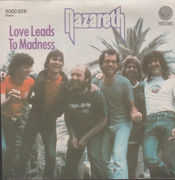 Nazareth Love Leads To Madness * Take The Rap 7" Cover ohne Vinyl