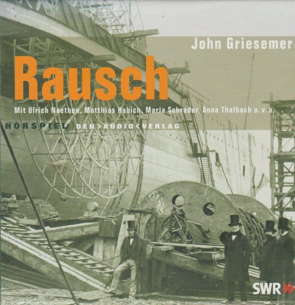 John Griesemer Rausch 2005 SWR 5 CD-Box + Booklet Audio Verlag