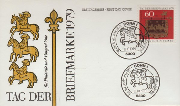 Künstler-Ersttagsbrief Tag der Briefmarke 1979 Michel Nr. 1023 gestempelt