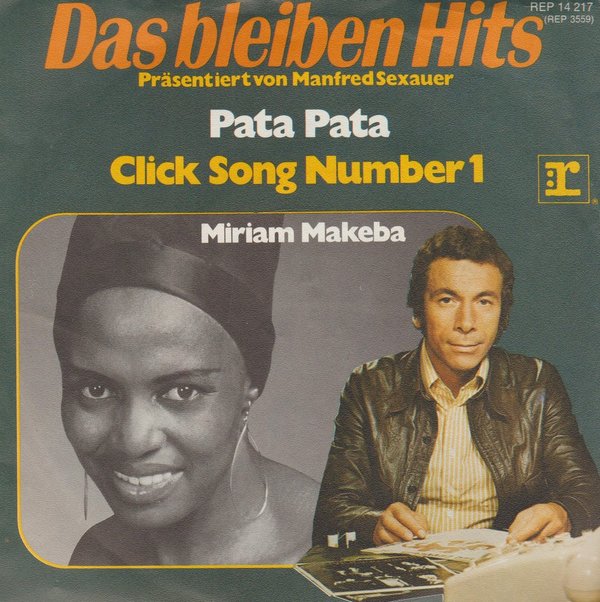 Miriam Makeba Pata Pata * Click Song Number 1 (Oldie) 1972 Reprise 7"