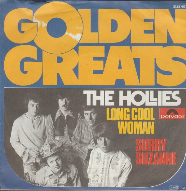 The Hollies Long Cool Woman * Sorry Suzanne (Oldie) 1977 Polydor 7"