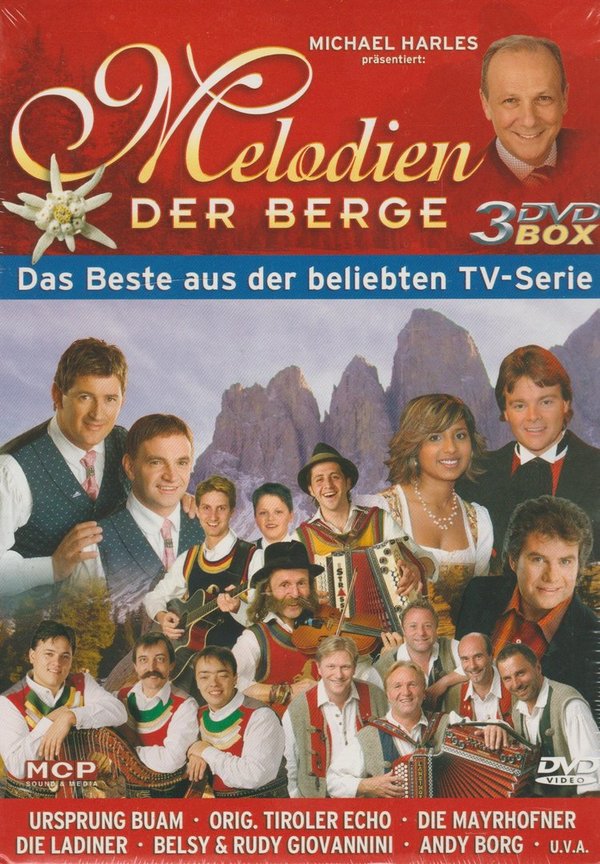 Melodien der Berge MCP Sound & Media 3 DVD-Box (OVP/Foliert) Ursprung Buam