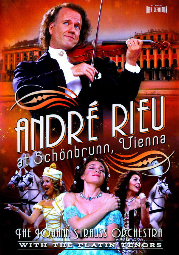 André Rieu in Schönbrunn Wien DVD Johann Strauss Orchestra (OVP/Foliert)