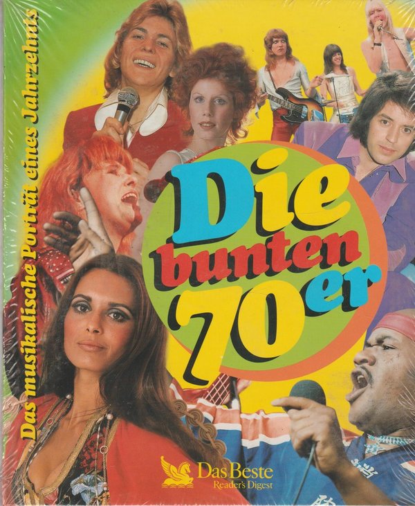 Die bunten 70er Various Artists Sampler 5 Cassetten (MC) OVP/Foliert