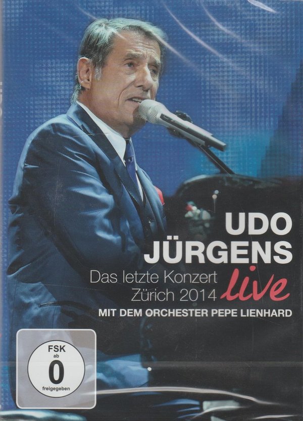 Udo Jürgens Das letzte Konzert Zürich 2014 DVD Sony (OVP/Foliert)